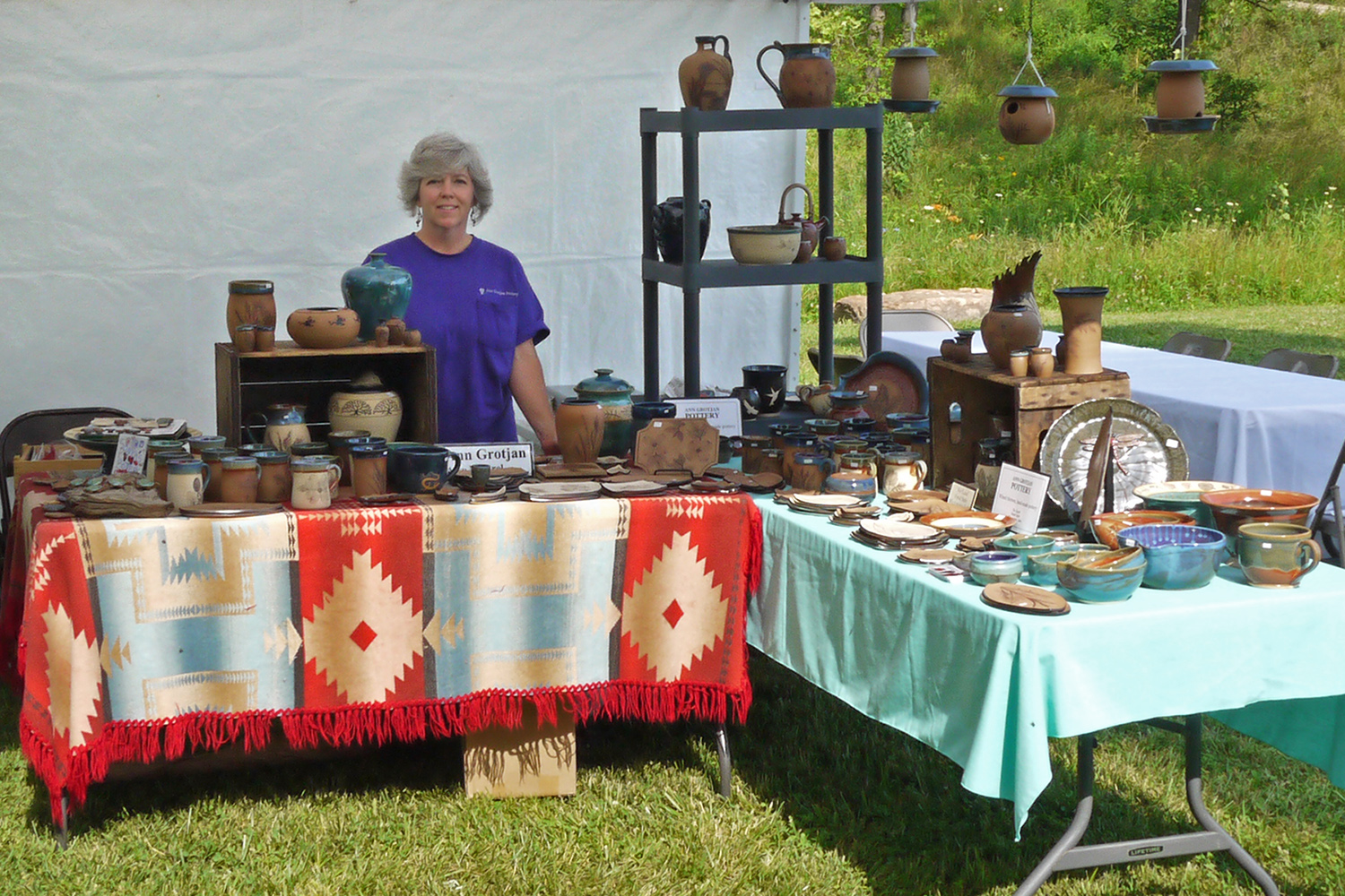 Ann at Prairie Show